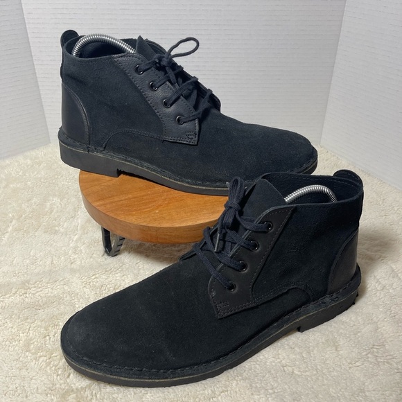 Black Chukka Boots for Men | Handcrafted in Kenya | Fall Boots - Picture 1 of 9